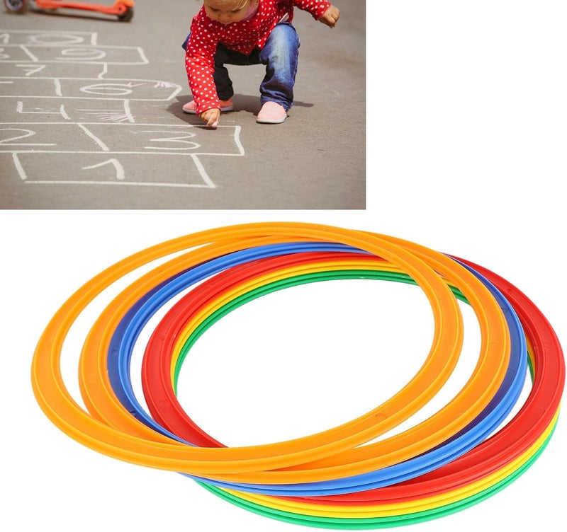 Srliya Sports Speed Ring Set 10 Rings 10 Buckles Increased Agility Outdoor Rings Toy M 28cm - Image 4